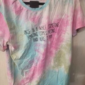 Tie-Dye Graphic T-Shirt Womans XL New With Tags